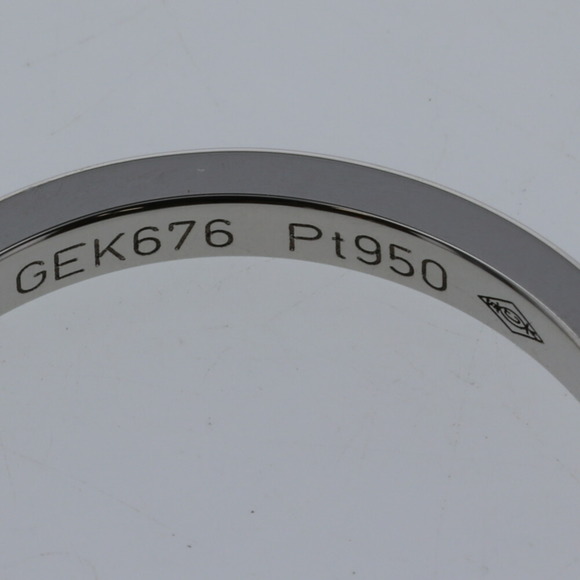 CARTIER Ring Ballerina Wedding Width Approximately 2.1mm Platinum PT950 No. 12 W - Picture 4 of 5